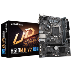 GIGABYTE H510M H V2, rev.1.0, 3200Mhz, 2xDDR4, M.2, D-SUB, HDMI, 10-11.Nesil, Anakart